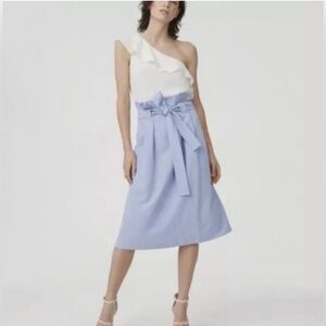 Club Monaco MIDI SKIRT Dilys Sky Blue Size 0